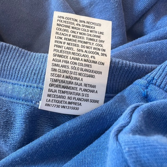 all in motion 1X blue women’s sweatshirt. So soft and comfortable, loose fit. - Picture 4 of 9